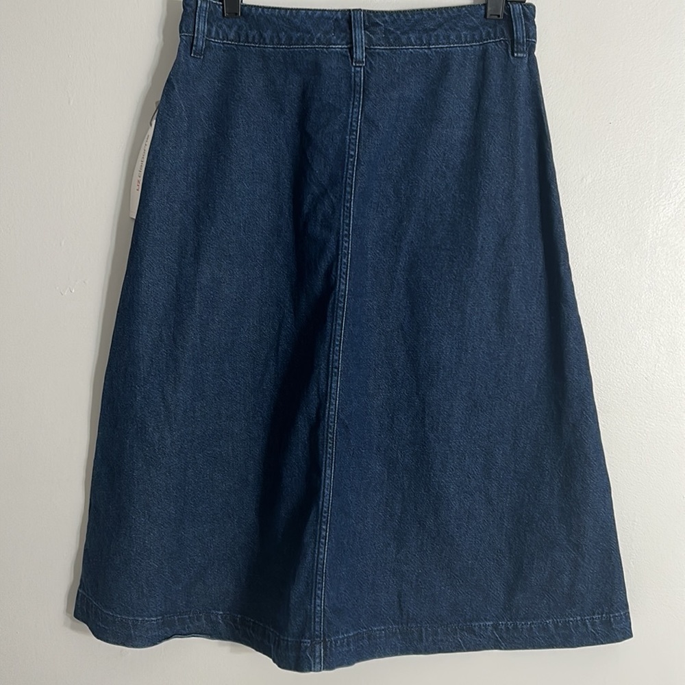 LIZ CLAIBORNE A-LINE DENIM SKIRT - Picture 4 of 4